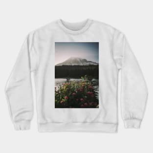 Mount Rainier Reflection Lake Crewneck Sweatshirt